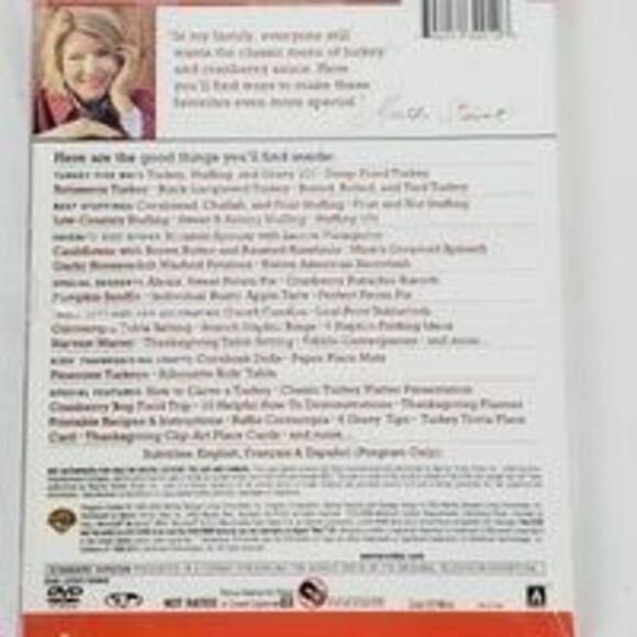 Martha's classic Thanksgiving DVD NEW SEALED - Picture 2 of 2